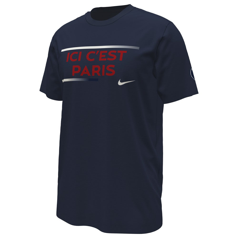 Paris Saint-Germain Verbiage T-Shirt Navy | Nike discount
