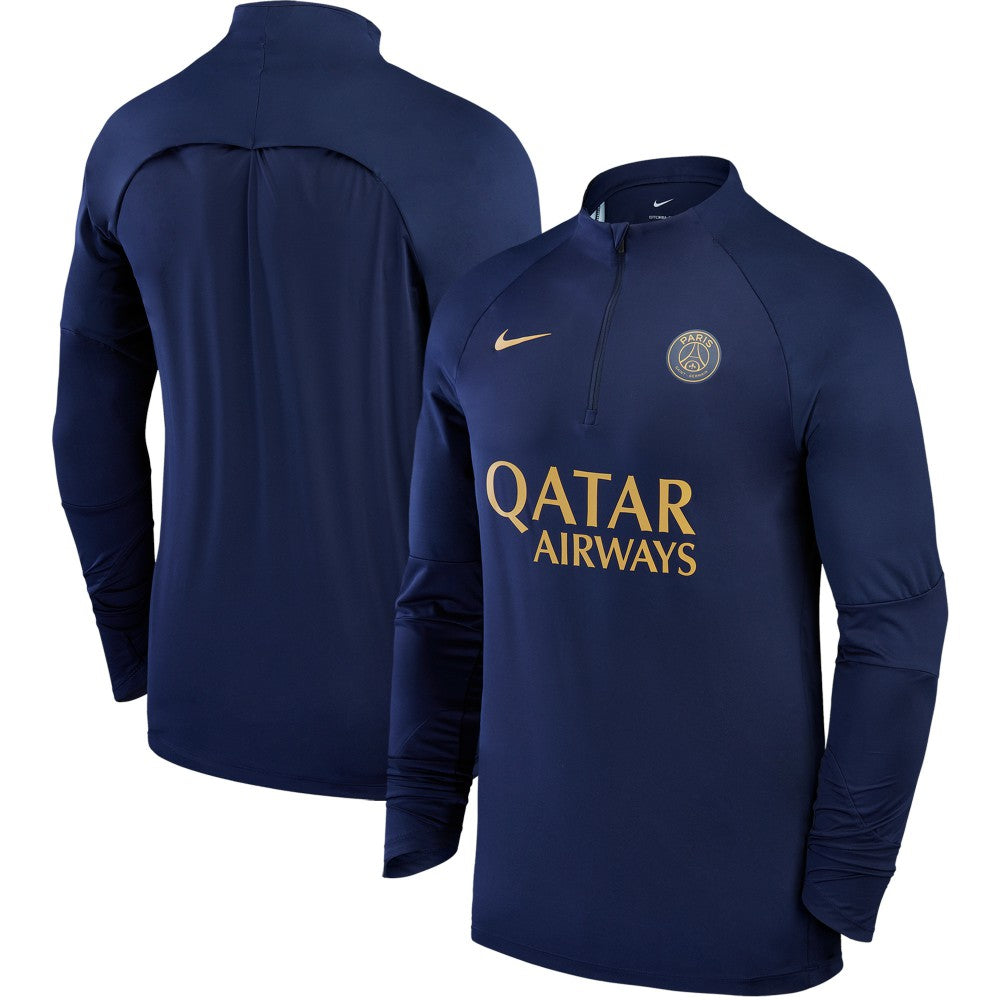 Paris Saint-Germain 2023/24 Strike Drill Raglan Quarter-Zip Top Navy | Nike cheap