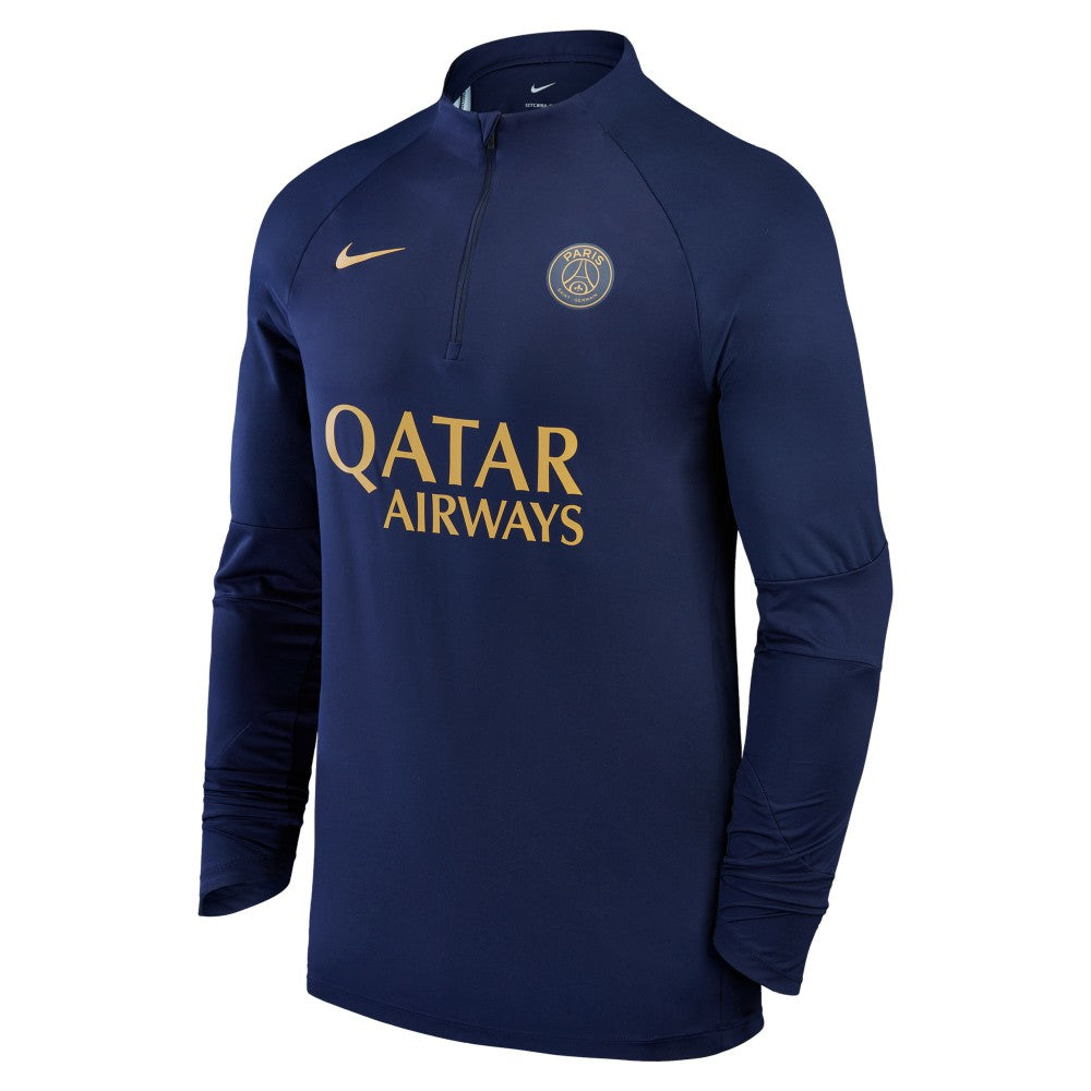 Paris Saint-Germain 2023/24 Strike Drill Raglan Quarter-Zip Top Navy | Nike cheap