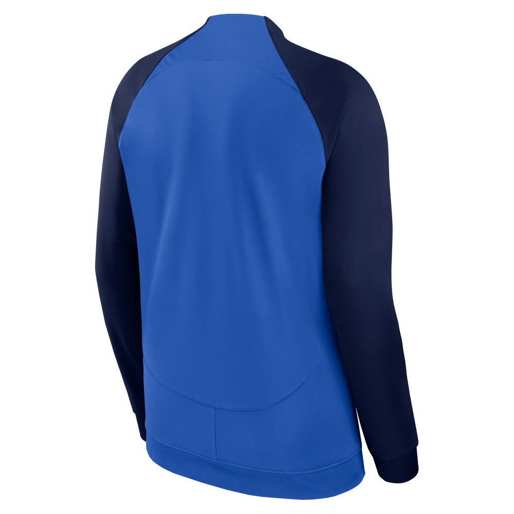 Club America Male Youth 2023/24 Academy Pro Anthem Fitted Raglan Performance Full-Zip Jacket Blue - FIFA World CUP