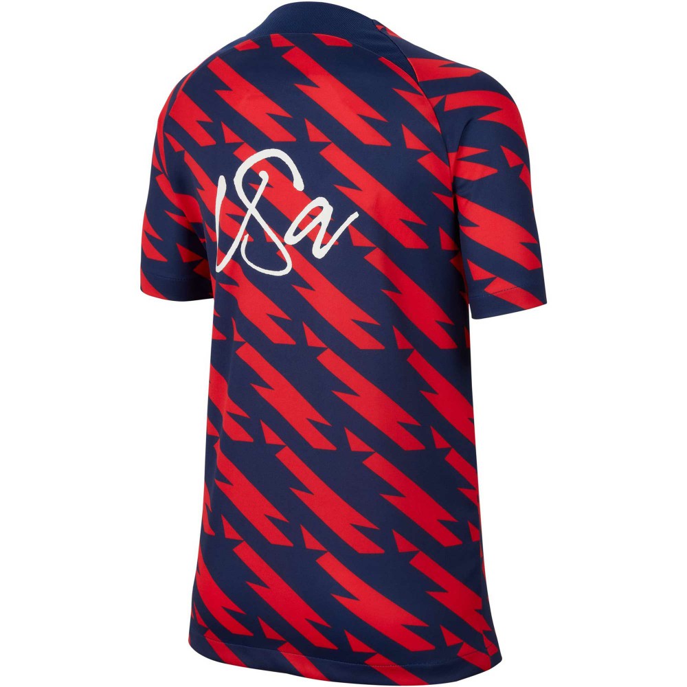 USWNT Youth 2023/24 Academy Pro Performance Pre-Match Top Red | Nike