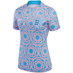 England Women's National Team Women's 2023 Pre-Match Top Pink | Nike