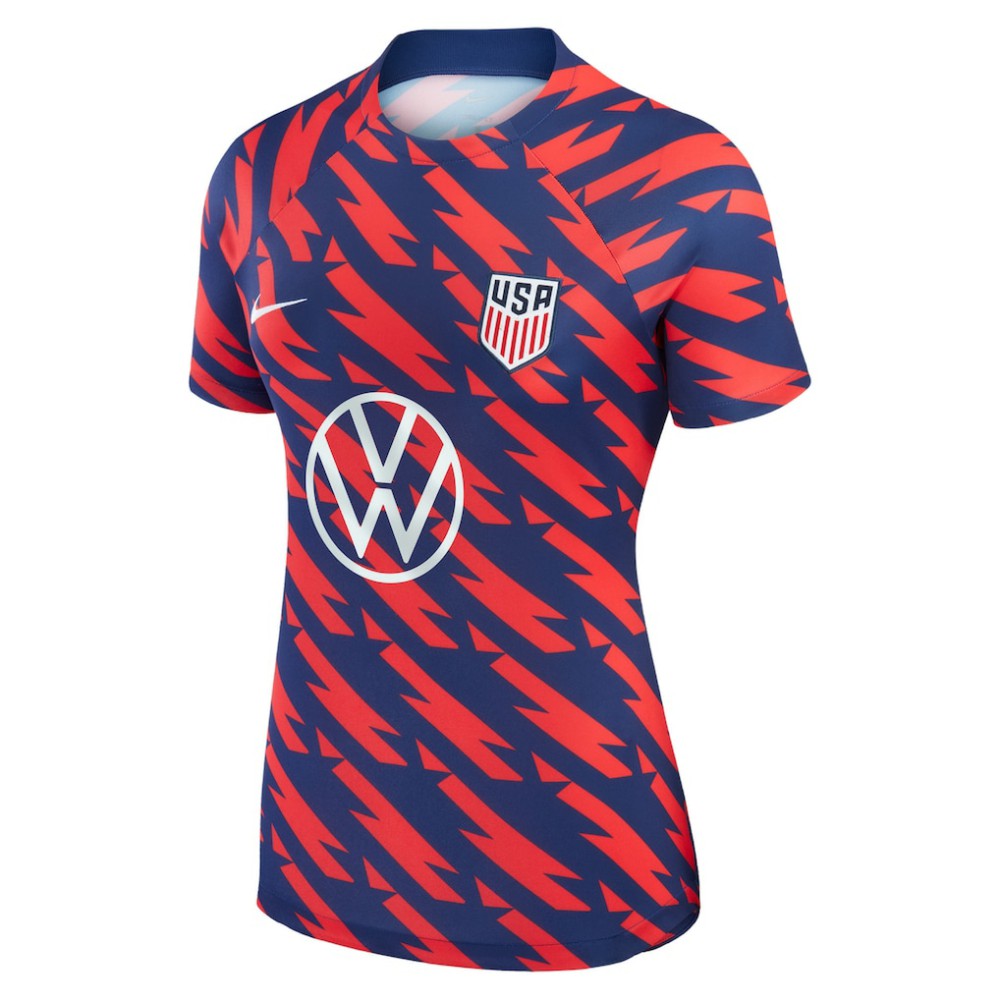 USMNT Women's 2023 Strike Drill Pre-Match Top Red | Nike discount