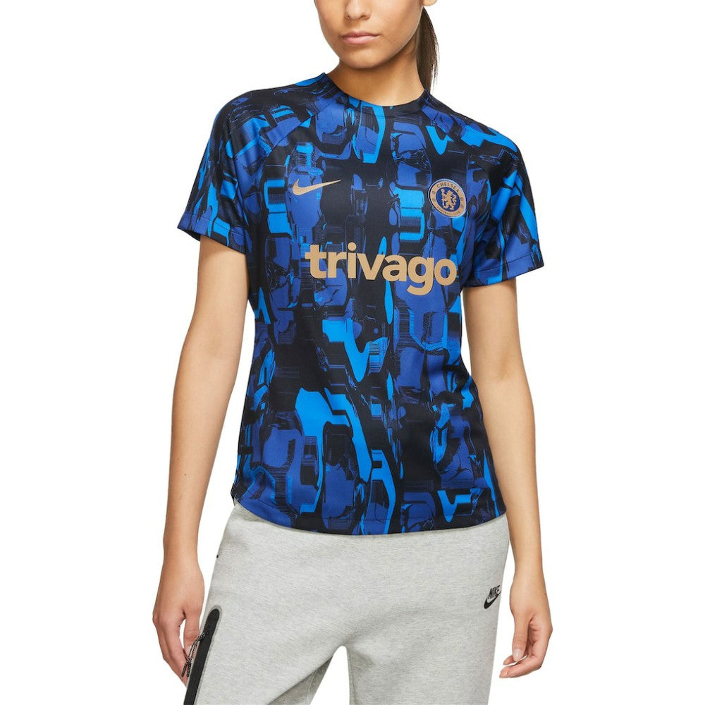 Chelsea Women's 2023/24 Home Academy Pro Pre-Match Top Blue | Nike Online