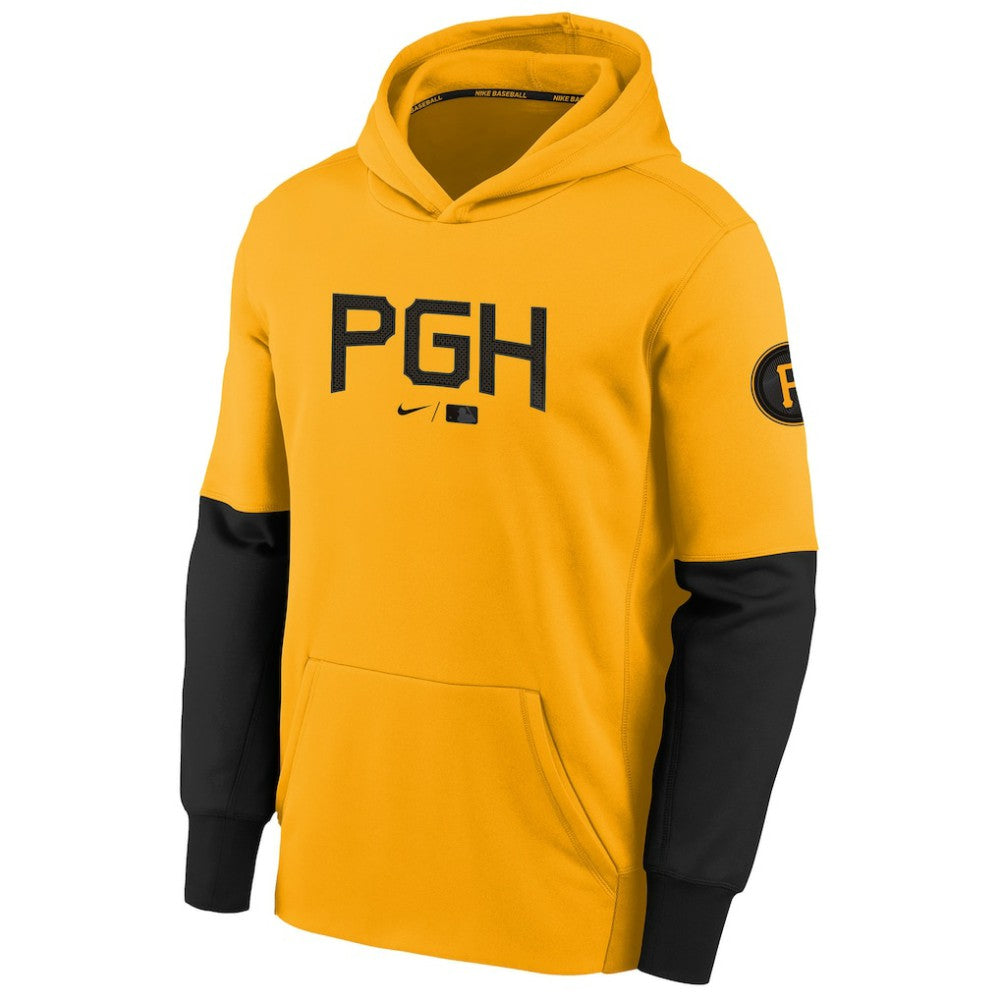 Pittsburgh Pirates Nike Youth City Connect Therma Performance Pullover Hoodie - MLB