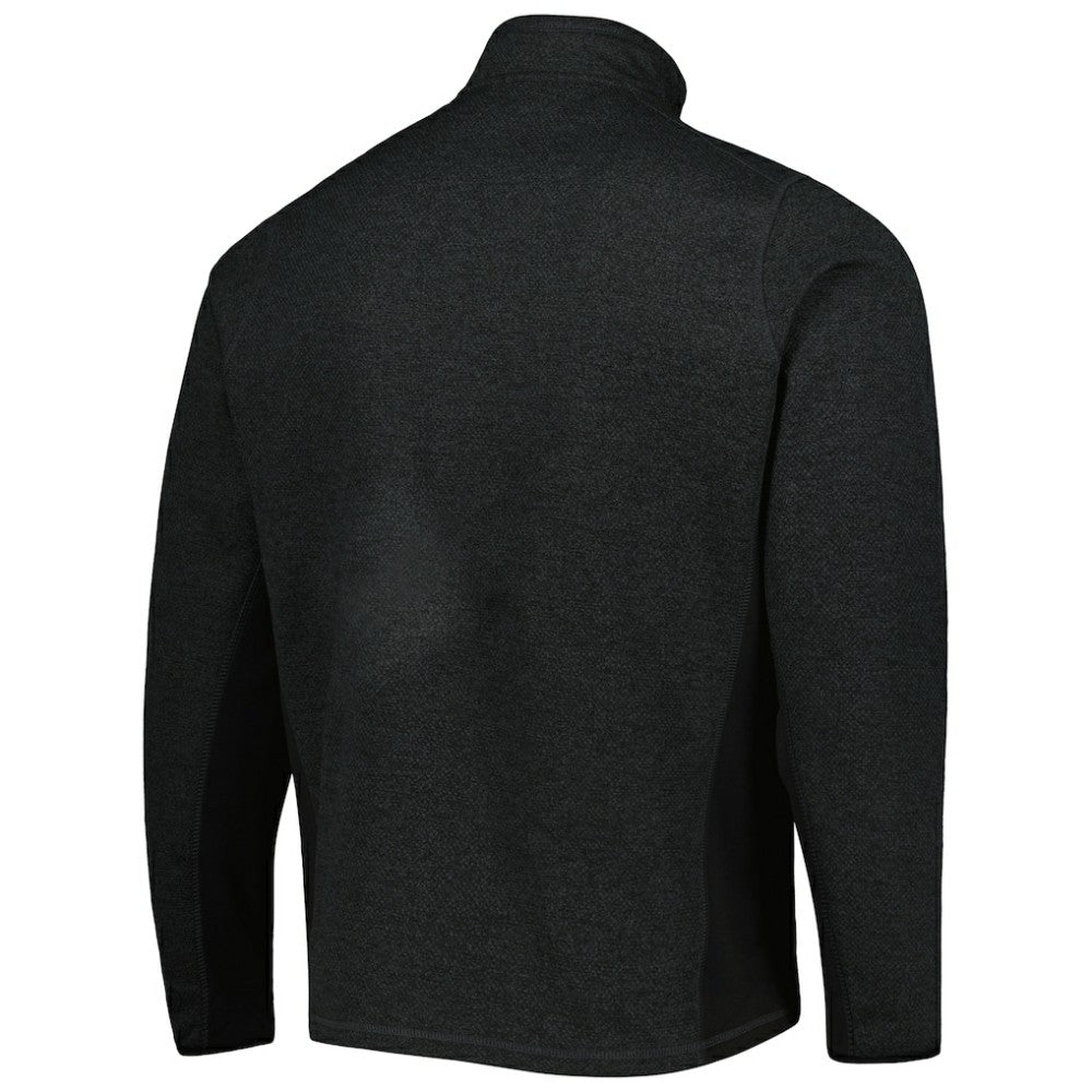 Philadelphia Flyers Antigua Course Quarter-Zip Jacket - Heathered Black - NHL