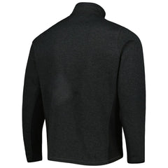 Philadelphia Flyers Antigua Course Quarter-Zip Jacket - Heathered Black - NHL
