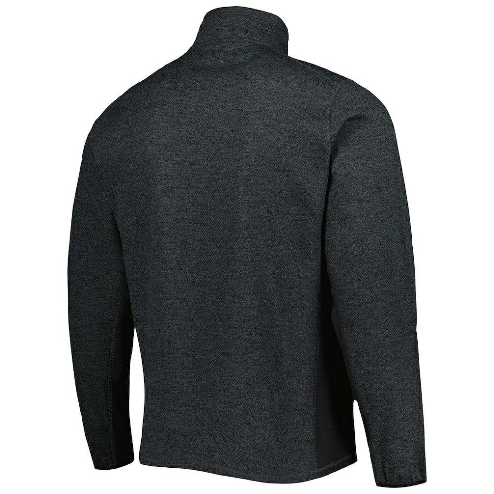 Vegas Golden Knights Antigua Course Quarter-Zip Jacket - Heathered Black - NHL