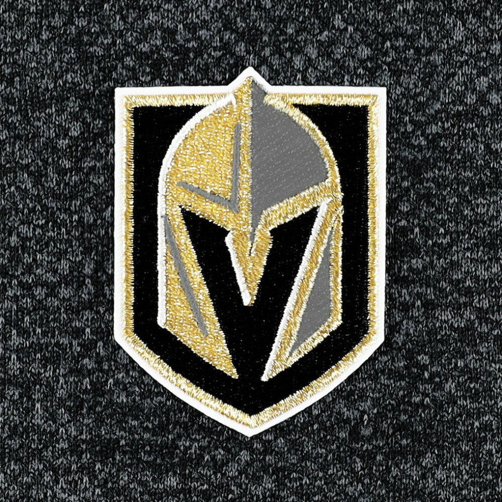 Vegas Golden Knights Antigua Course Quarter-Zip Jacket - Heathered Black - NHL