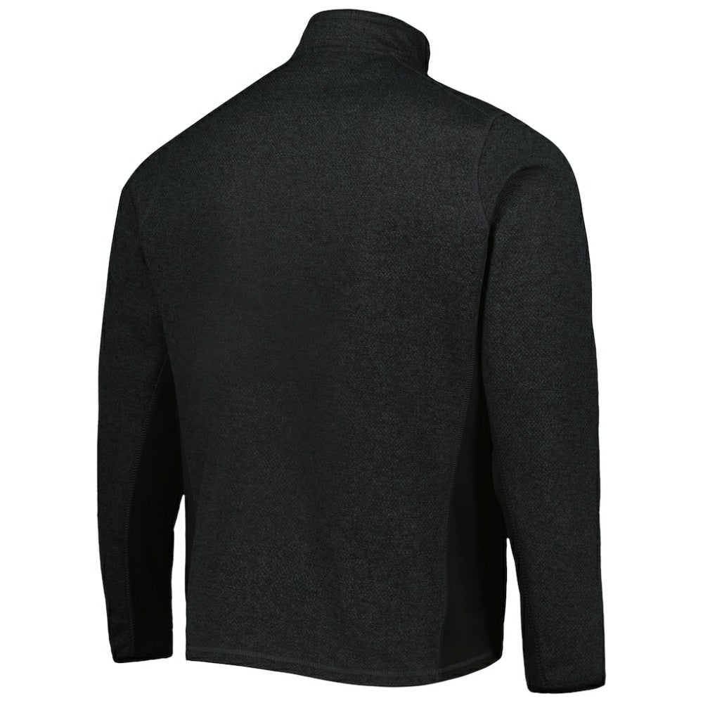 Pittsburgh Penguins Antigua Course Quarter-Zip Jacket - Heathered Black - NHL