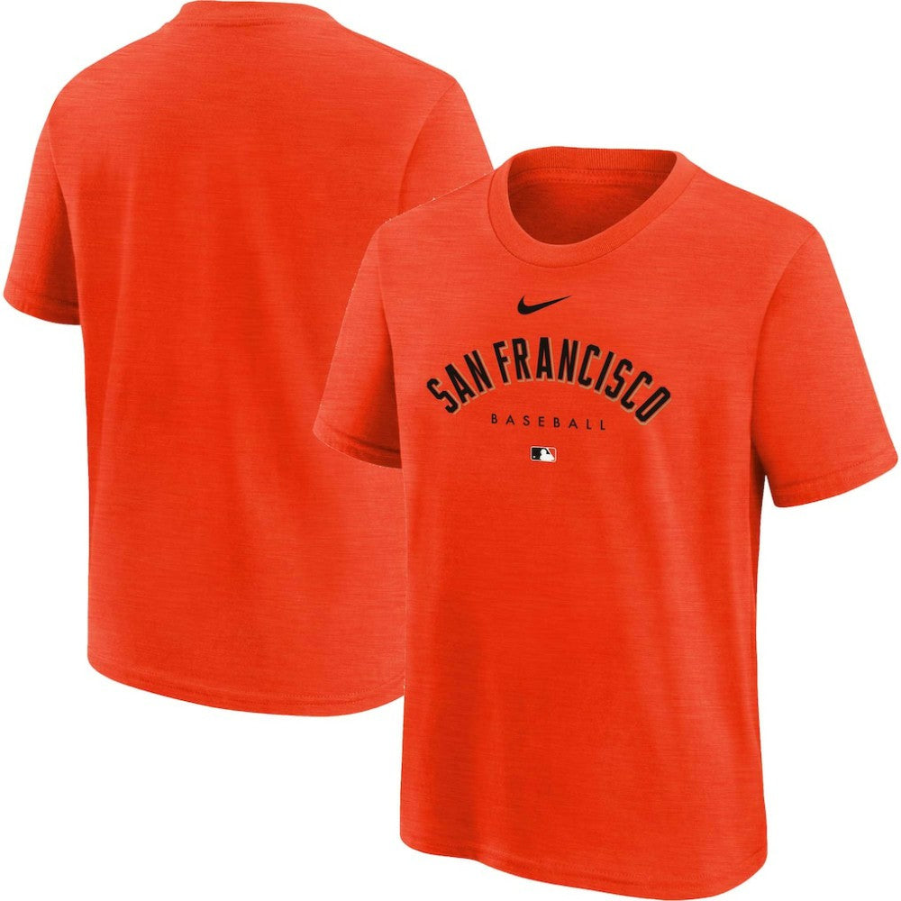 San Francisco Giants Nike Youth Authentic Collection Early Work Tri-Blend T-Shirt - MLB