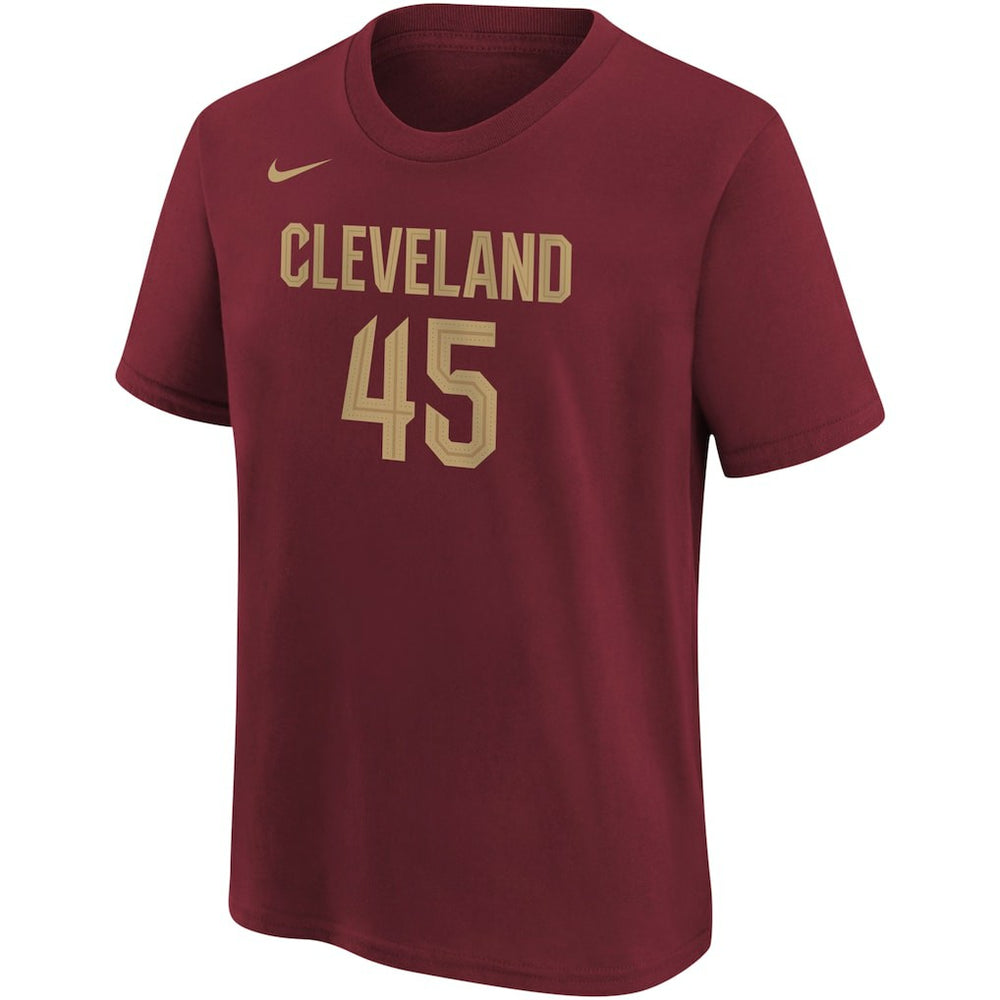 Donovan Mitchell Cleveland Cavaliers Youth Icon Edition Name & Number T-Shirt Wine - NBA