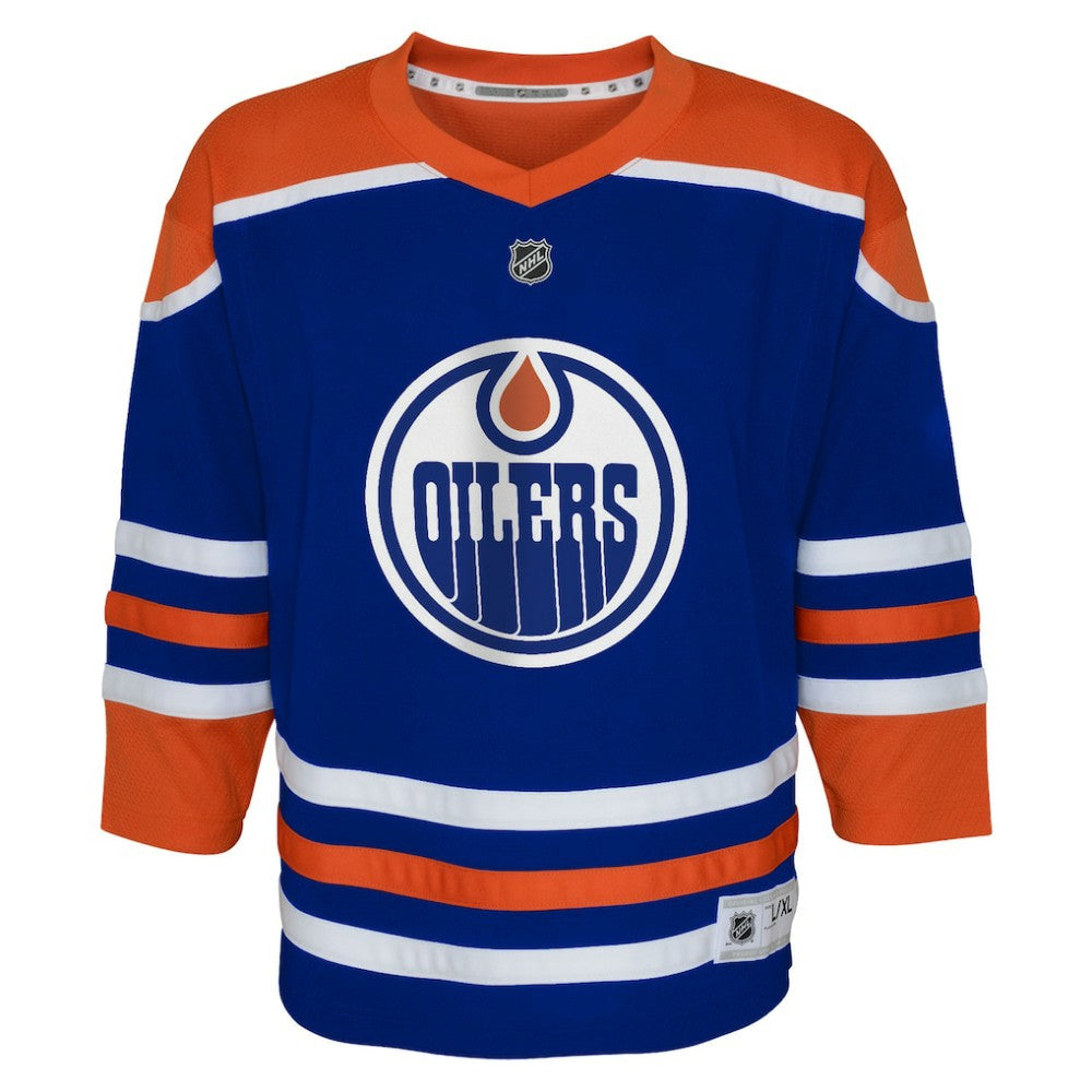 Edmonton Oilers Youth Home Replica Custom Jersey - Royal - NHL
