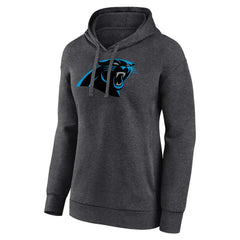 Carolina Panthers Women's Primary Logo Pullover Hoodie Charcoal | NFL