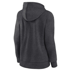 Minnesota Vikings Women's Primary Logo Pullover Hoodie Charcoal | NFL
