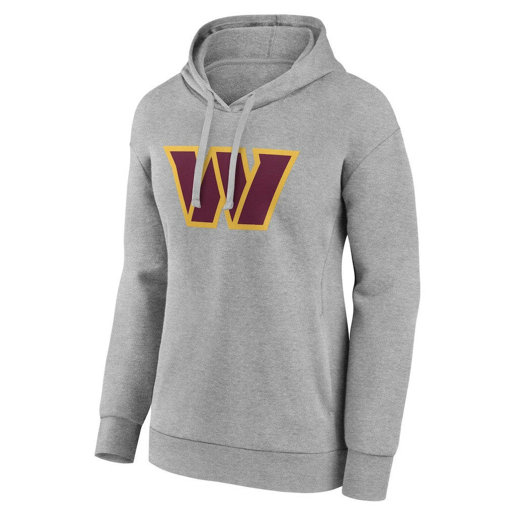 Washington Commanders Women's Primary Logo Pullover Hoodie Gray | NFL
