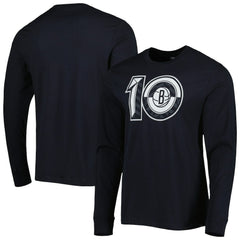 Brooklyn Nets '47 10th Anniversary Super Rival Long Sleeve T-Shirt Black - NBA