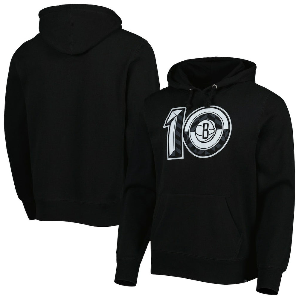 Brooklyn Nets '47 10th Anniversary Headline Pullover Hoodie Black - NBA