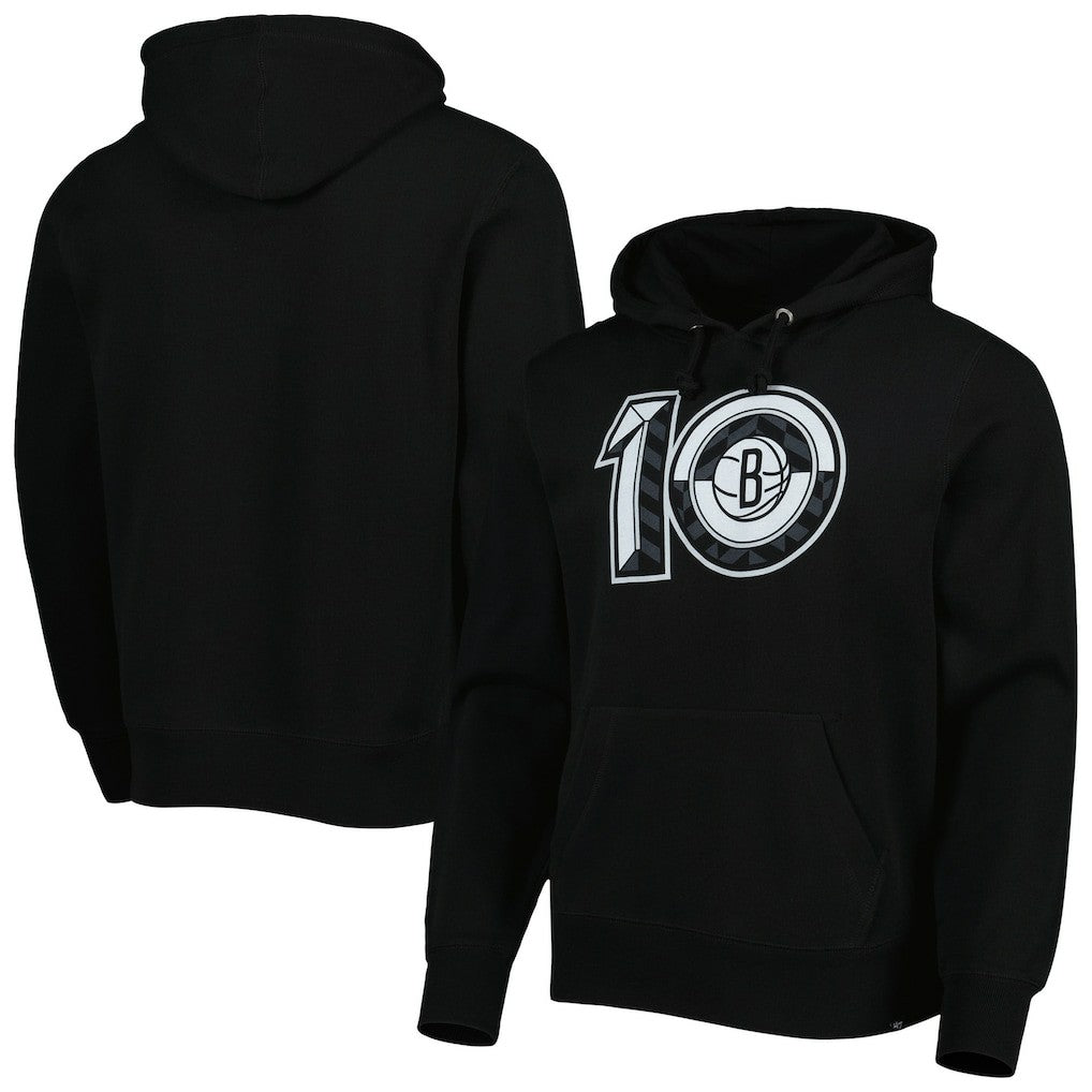 Brooklyn Nets '47 10th Anniversary Headline Pullover Hoodie Black - NBA