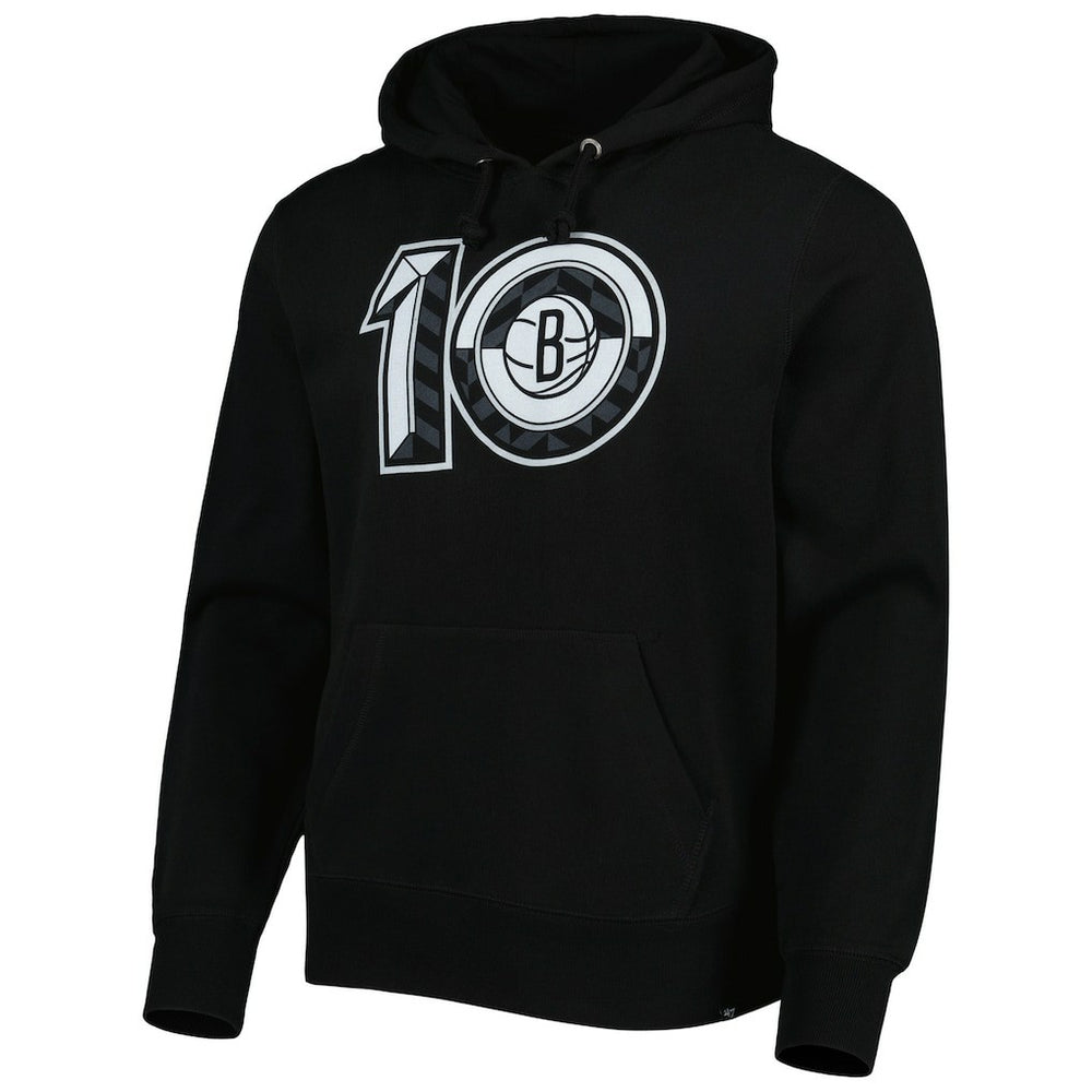 Brooklyn Nets '47 10th Anniversary Headline Pullover Hoodie Black - NBA