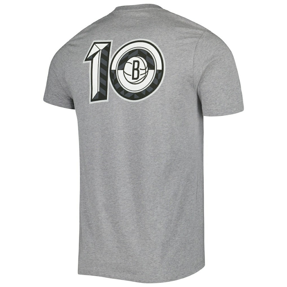 Brooklyn Nets '47 10th Anniversary Backer T-Shirt Heather Gray - NBA
