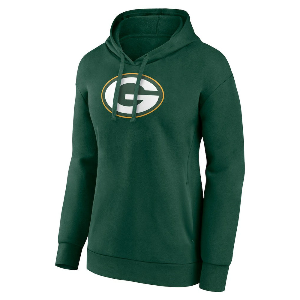 Green Bay Packers Women's Primary Logo Pullover Hoodie Green | NFL