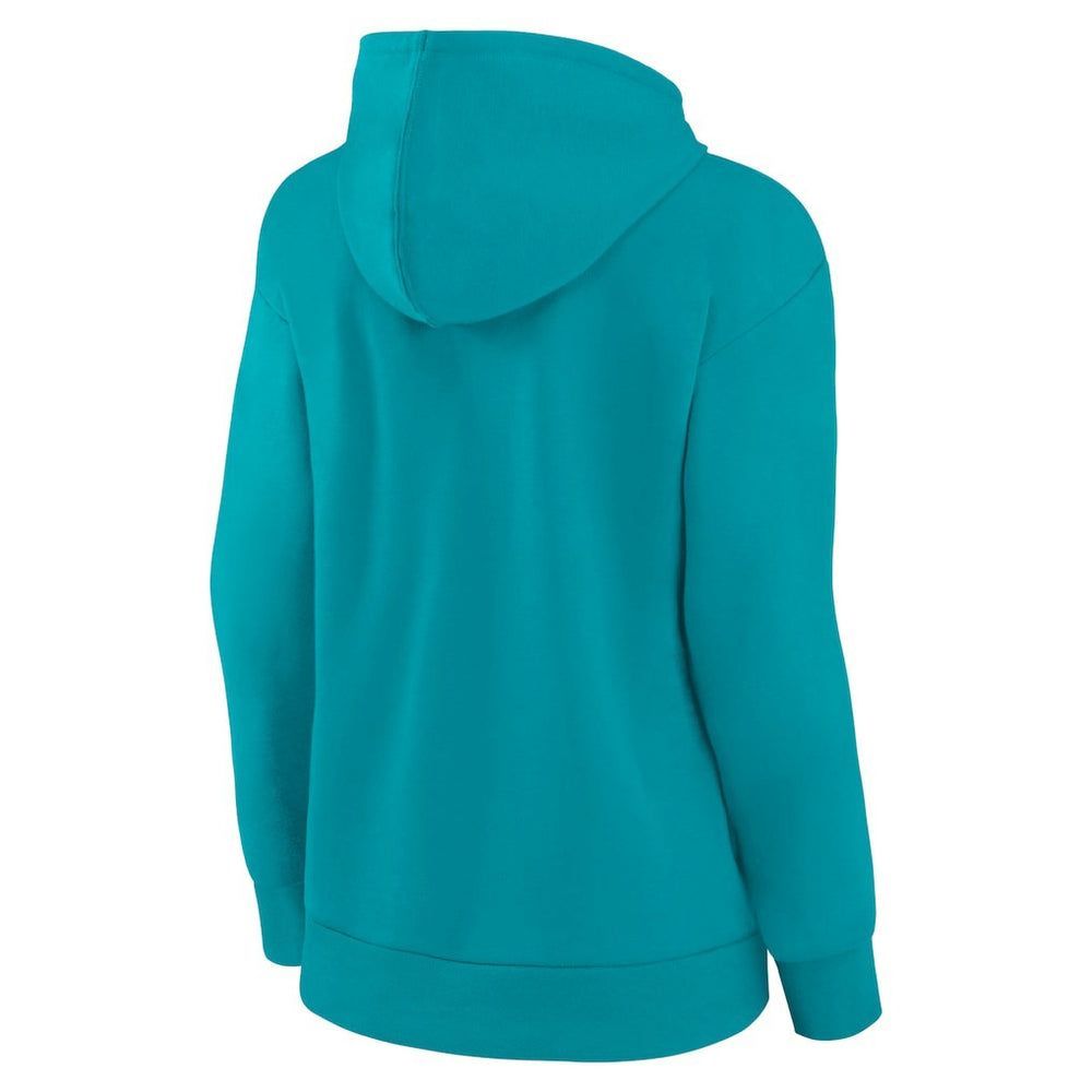 Miami Dolphins Women's Primary Logo Pullover Hoodie Aqua | NFL