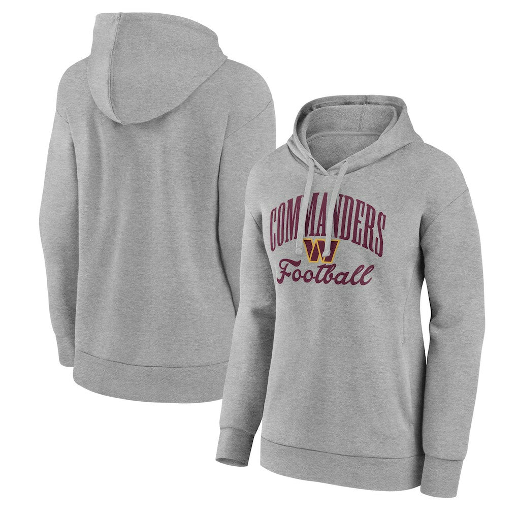 Washington Commanders Women's Victory Script Pullover Hoodie Gray | NFL