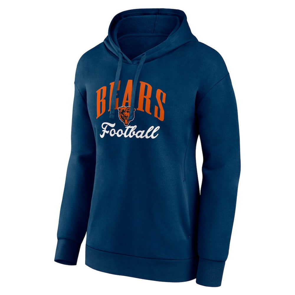 Chicago Bears Women's Victory Script Pullover Hoodie Navy | NFL