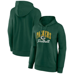 Green Bay Packers Women's Victory Script Pullover Hoodie Green | NFL