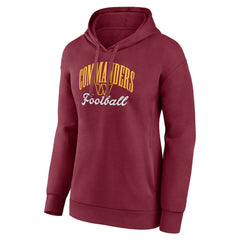 Washington Commanders Women's Victory Script Pullover Hoodie Burgundy | NFL