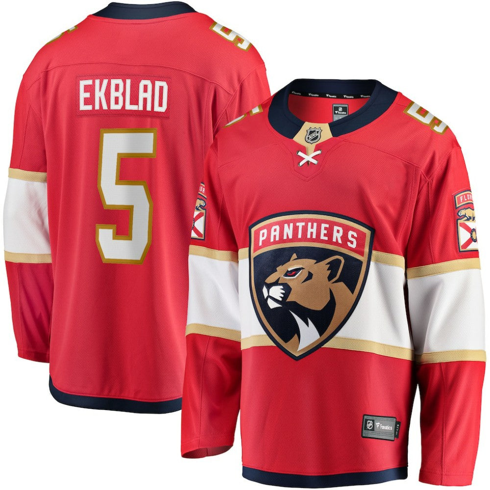 Aaron Ekblad Florida Panthers Fanatics Home Team Breakaway Player Jersey - Red - NHL
