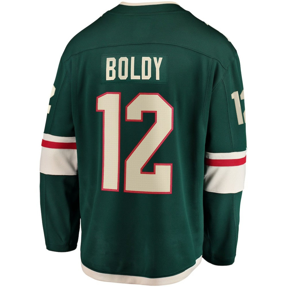 Matthew Boldy Minnesota Wild Fanatics Home Breakaway Player Jersey - Green - NHL