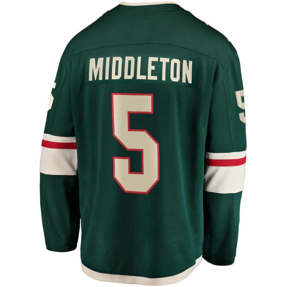 Jake Middleton Minnesota Wild Fanatics Home Breakaway Player Jersey - Green - NHL