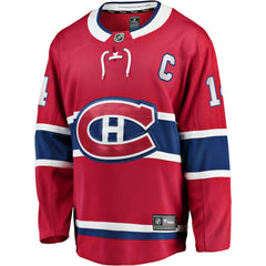 Nick Suzuki Montreal Canadiens Fanatics Home Captain Patch Breakaway Player Jersey - Red - NHL