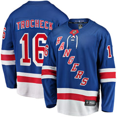 Vincent Trocheck New York Rangers Fanatics Home Breakaway Player Jersey - Blue - NHL