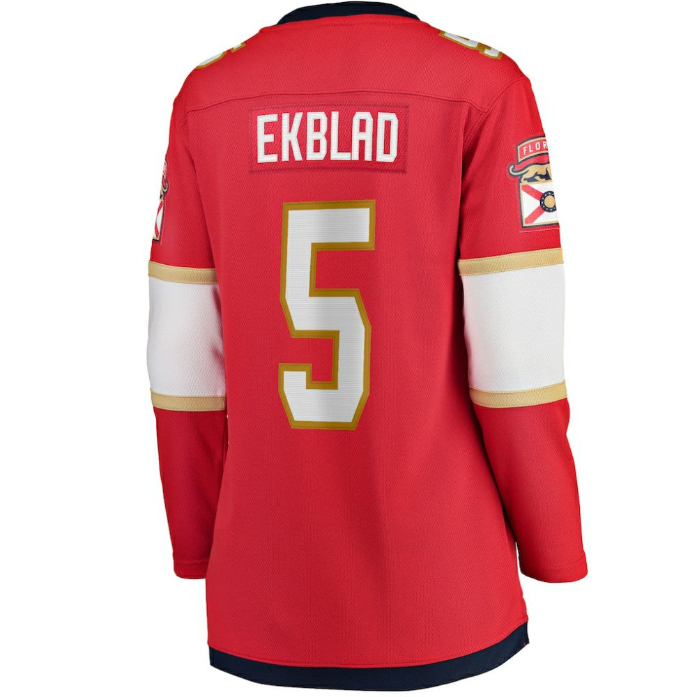 Aaron Ekblad Florida Panthers Fanatics Women's Home Team Breakaway Player Jersey - Red - NHL