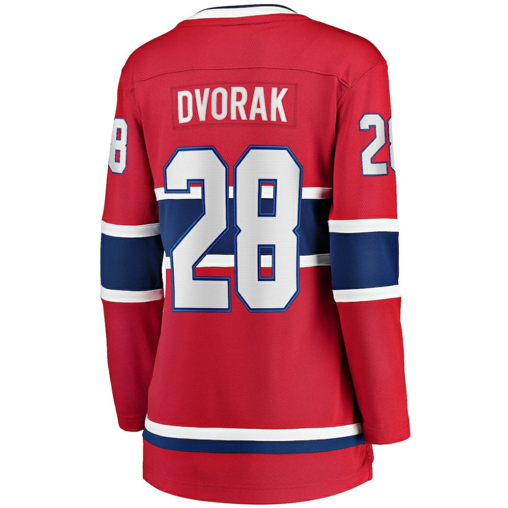 Christian Dvorak Montreal Canadiens Fanatics Women's Home Breakaway Player Jersey - Red - NHL