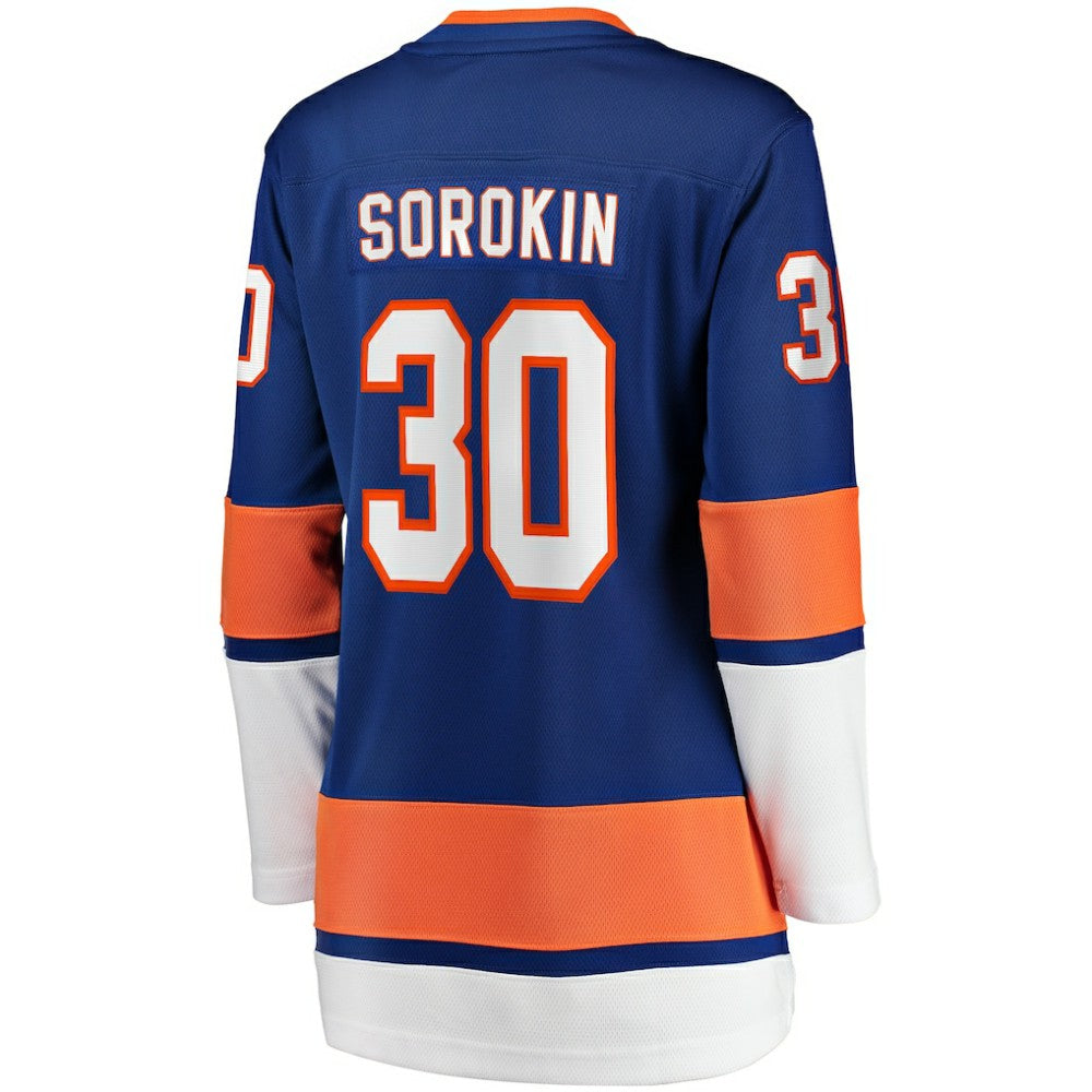 Ilya Sorokin New York Islanders Fanatics Women's Home Breakaway Player Jersey - Royal - NHL