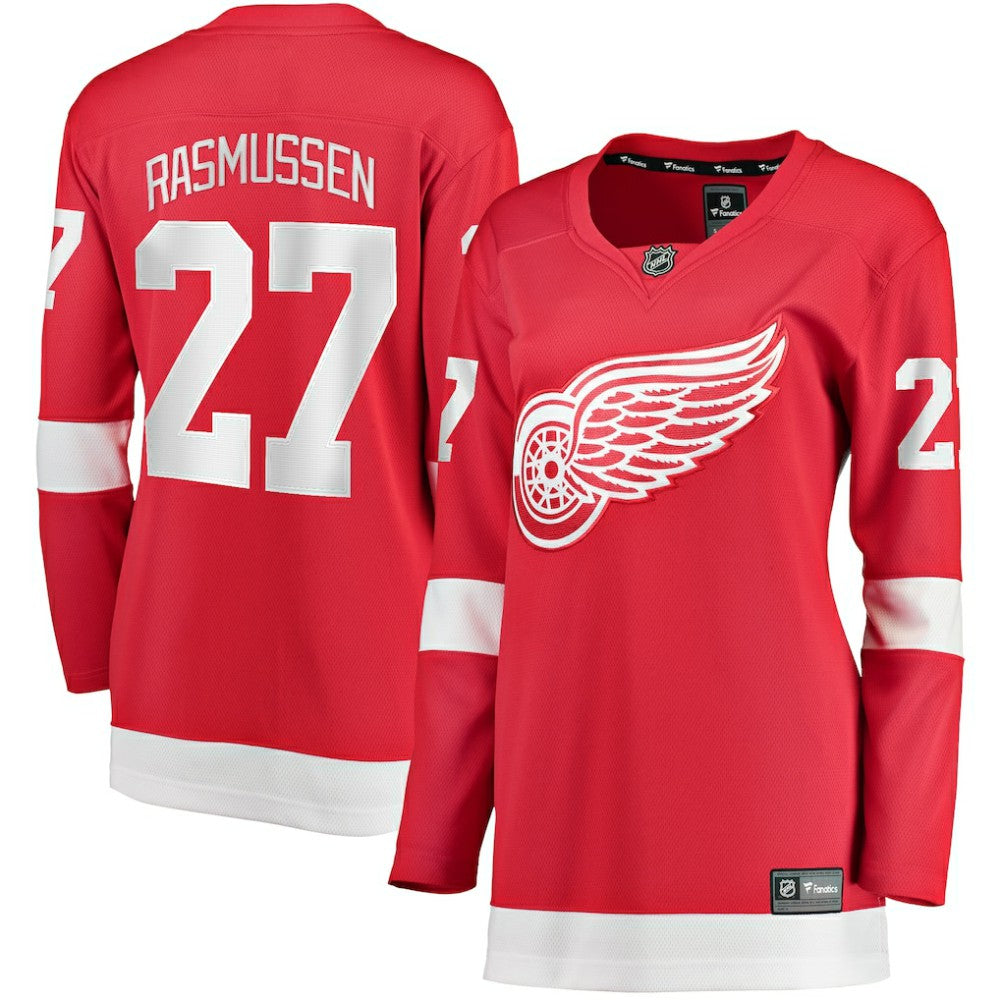 Michael Rasmussen Detroit Red Wings Fanatics Women's Home Breakaway Player Jersey - Red - NHL