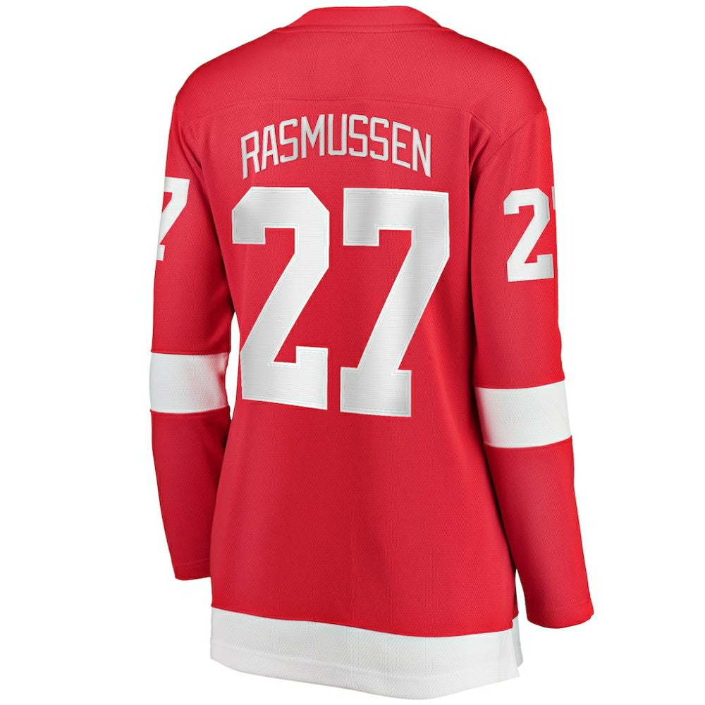 Michael Rasmussen Detroit Red Wings Fanatics Women's Home Breakaway Player Jersey - Red - NHL