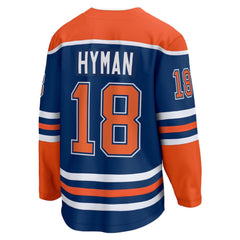 Zach Hyman Edmonton Oilers Fanatics Home Breakaway Player Jersey - Royal - NHL