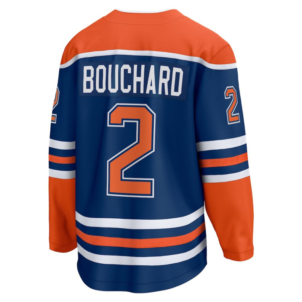 Evan Bouchard Edmonton Oilers Fanatics Home Breakaway Player Jersey - Royal - NHL