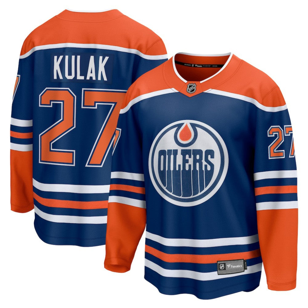 Brett Kulak Edmonton Oilers Fanatics Home Breakaway Player Jersey - Royal - NHL