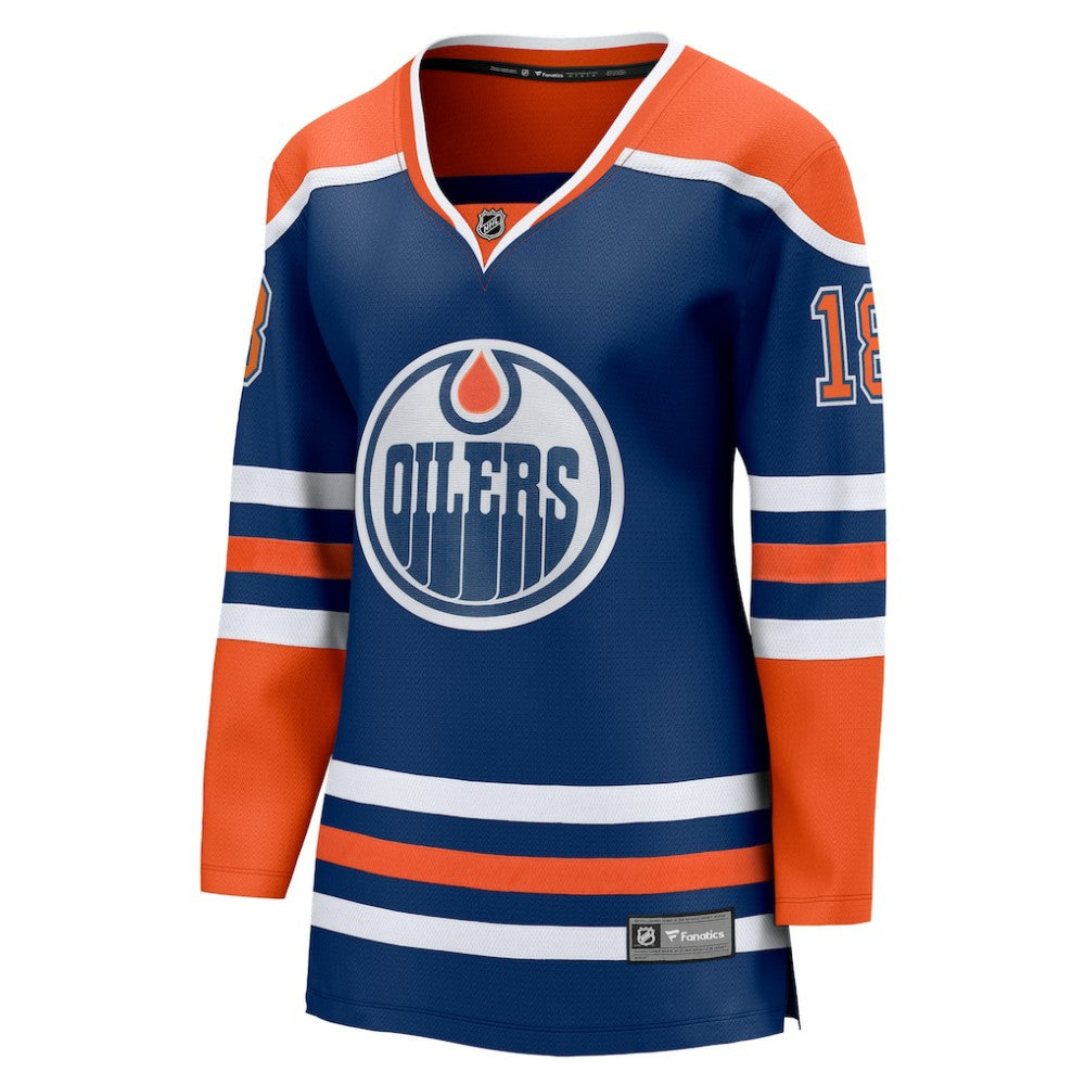 Zach Hyman Edmonton Oilers Fanatics Women's Home Breakaway Player Jersey - Royal - NHL