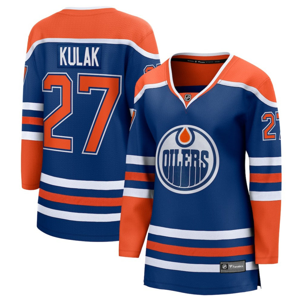 Brett Kulak Edmonton Oilers Fanatics Women's Home Breakaway Player Jersey - Royal - NHL