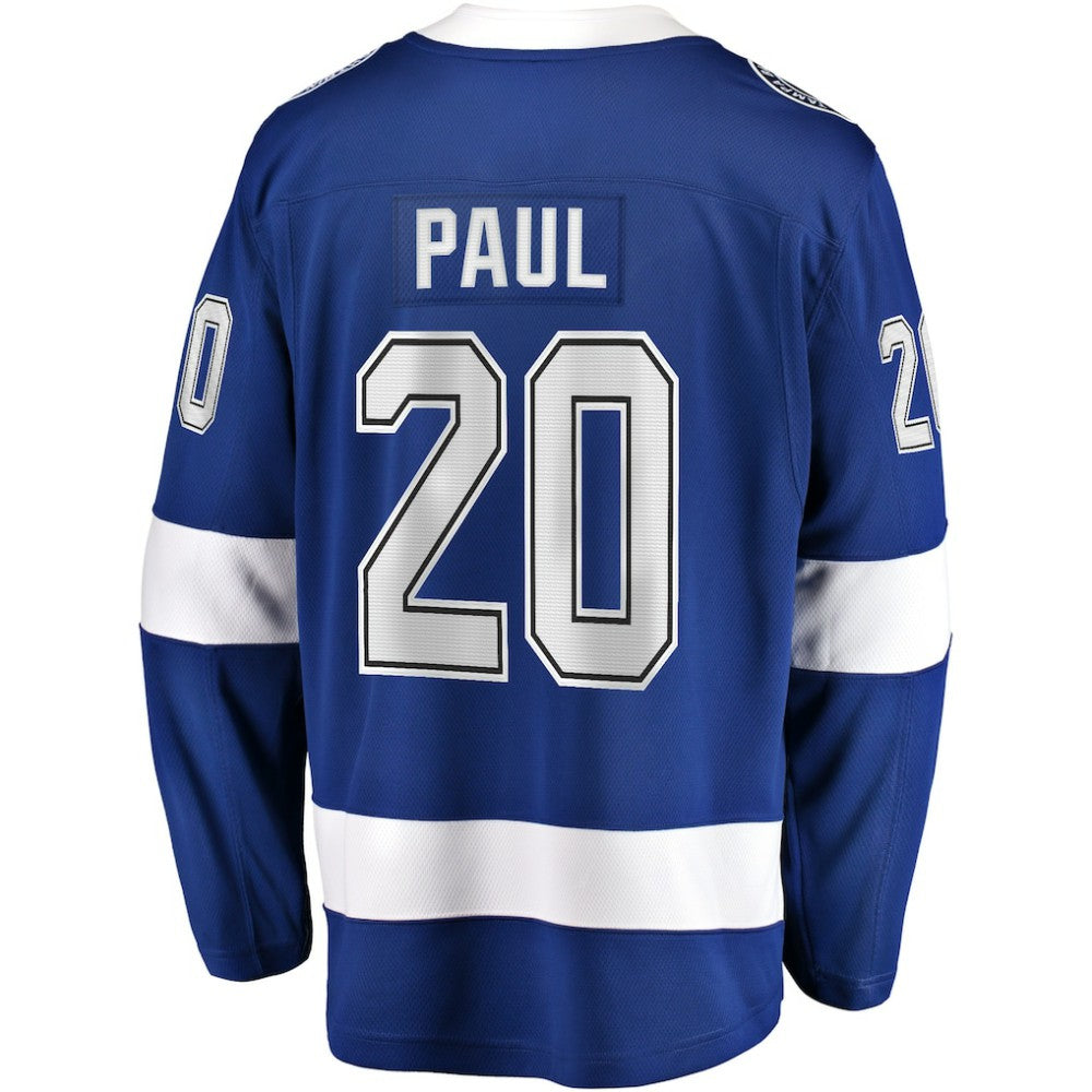 Nicholas Paul Tampa Bay Lightning Fanatics Home Breakaway Player Jersey - Blue - NHL