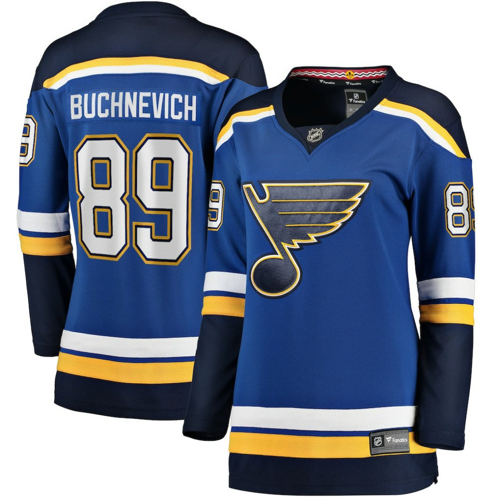 Pavel Buchnevich St. Louis Blues Fanatics Women's Home Breakaway Player Jersey - Blue - NHL