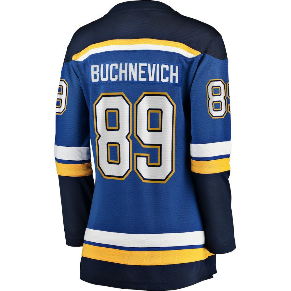 Pavel Buchnevich St. Louis Blues Fanatics Women's Home Breakaway Player Jersey - Blue - NHL
