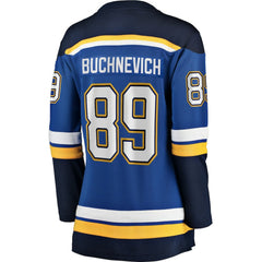 Pavel Buchnevich St. Louis Blues Fanatics Women's Home Breakaway Player Jersey - Blue - NHL